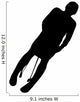 Skiing Silhouette Wall Decal