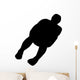 Skiing Silhouette Wall Decal
