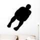 Skiing Silhouette Wall Decal
