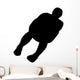 Skiing Silhouette Wall Decal