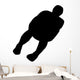 Skiing Silhouette Wall Decal