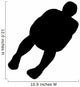 Skiing Silhouette Wall Decal