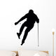Skiing Silhouette Wall Decal