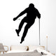 Skiing Silhouette Wall Decal