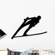 Skiing Silhouette Wall Decal