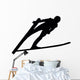 Skiing Silhouette Wall Decal