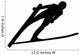 Skiing Silhouette Wall Decal