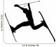 Skiing Silhouette Wall Decal