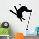 Skiing Silhouette Wall Decal