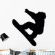 Snowboarding Silhouette Wall Decal