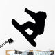 Snowboarding Silhouette Wall Decal