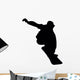Snowboarding Silhouette Wall Decal