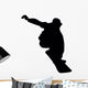 Snowboarding Silhouette Wall Decal