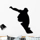 Snowboarding Silhouette Wall Decal