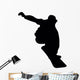 Snowboarding Silhouette Wall Decal