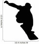 Snowboarding Silhouette Wall Decal