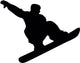Snowboarding Silhouette Wall Decal