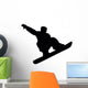 Snowboarding Silhouette Wall Decal