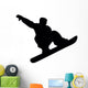 Snowboarding Silhouette Wall Decal