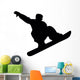 Snowboarding Silhouette Wall Decal