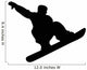 Snowboarding Silhouette Wall Decal
