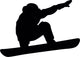 Snowboarding Silhouette Wall Decal