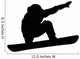 Snowboarding Silhouette Wall Decal