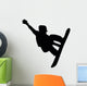 Snowboarding Silhouette Wall Decal