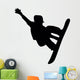 Snowboarding Silhouette Wall Decal