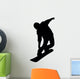 Snowboarding Silhouette Wall Decal