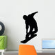Snowboarding Silhouette Wall Decal