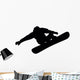 Snowboarding Silhouette Wall Decal
