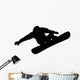 Snowboarding Silhouette Wall Decal