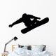 Snowboarding Silhouette Wall Decal
