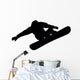 Snowboarding Silhouette Wall Decal