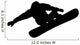 Snowboarding Silhouette Wall Decal