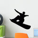 Snowboarding Silhouette Wall Decal