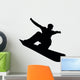 Snowboarding Silhouette Wall Decal