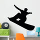 Snowboarding Silhouette Wall Decal