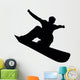 Snowboarding Silhouette Wall Decal