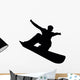 Snowboarding Silhouette Wall Decal
