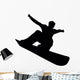 Snowboarding Silhouette Wall Decal