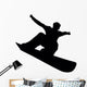 Snowboarding Silhouette Wall Decal
