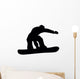 Snowboarding Silhouette Wall Decal