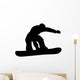 Snowboarding Silhouette Wall Decal
