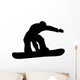 Snowboarding Silhouette Wall Decal