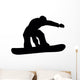 Snowboarding Silhouette Wall Decal