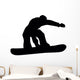 Snowboarding Silhouette Wall Decal
