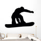Snowboarding Silhouette Wall Decal
