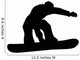 Snowboarding Silhouette Wall Decal